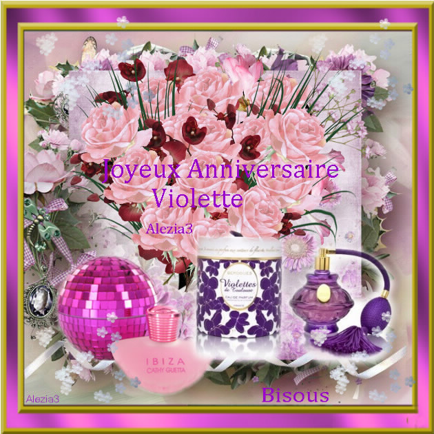 Anniversaire De Violette Du